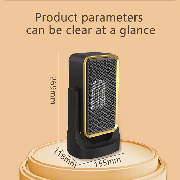 Ptc Black Space Heater